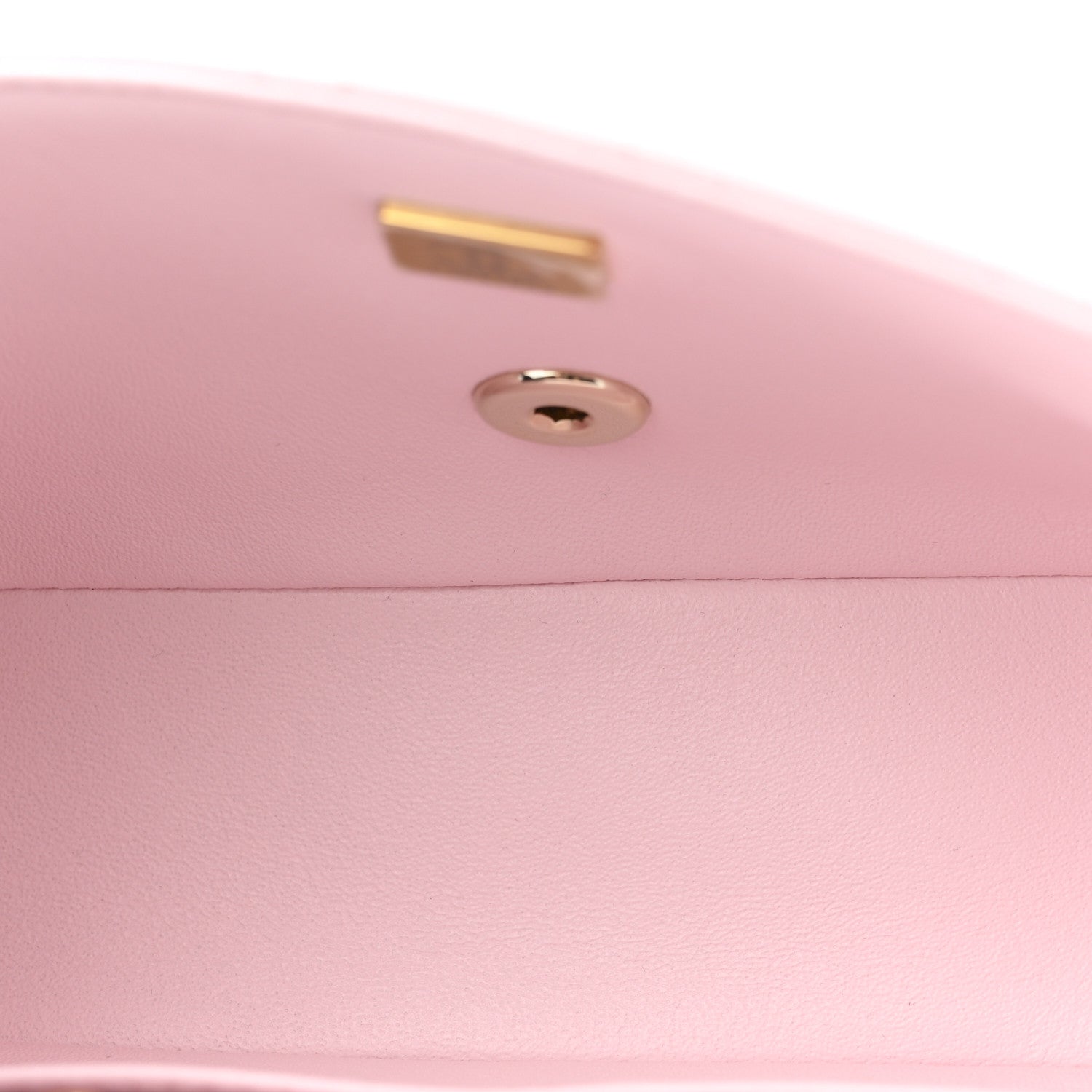 Chanel Lambskin Quilted Mini Top Handle Rectangular Flap Light Pink