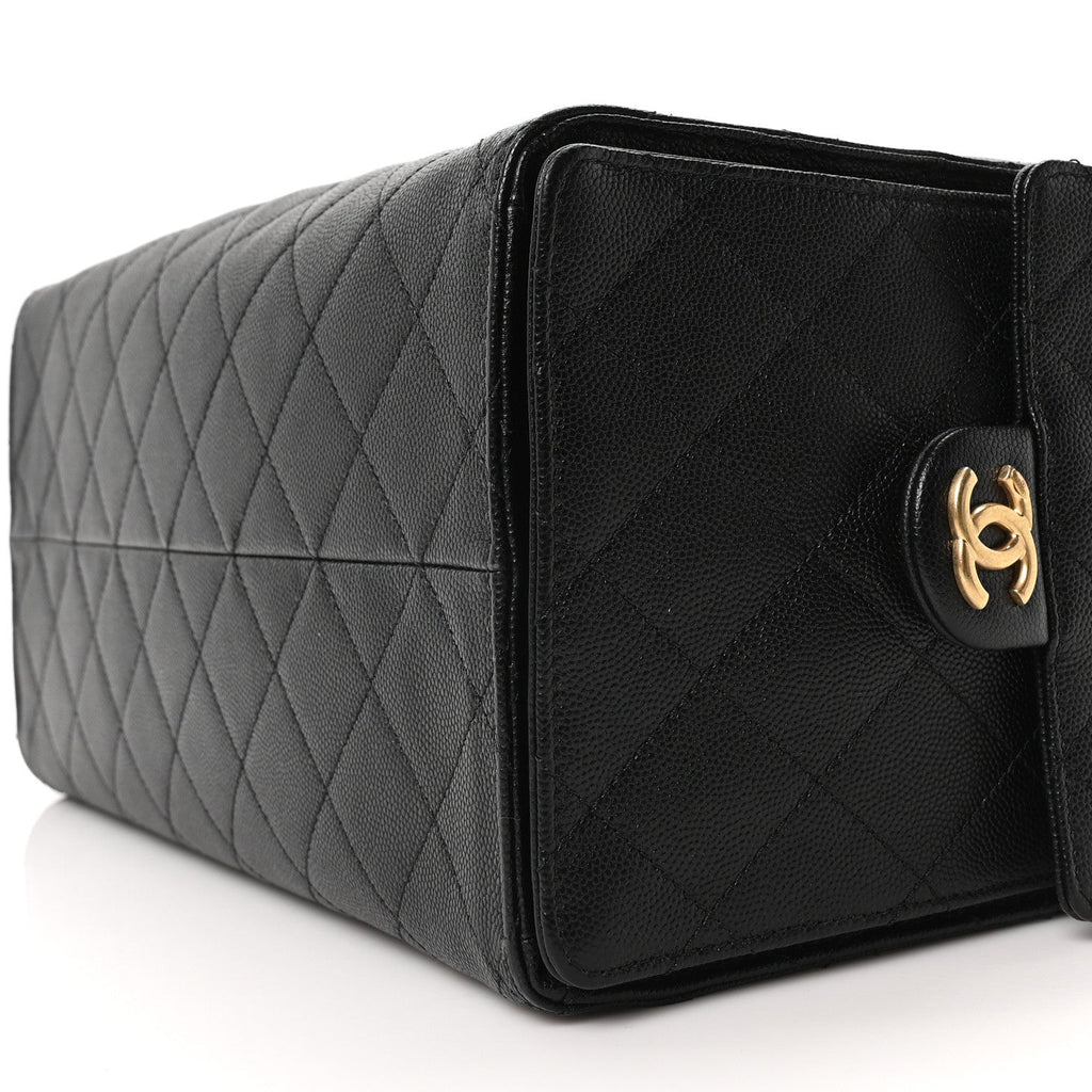 Chanel Caviar Quilted Medium Chanel 25 Handbag Black