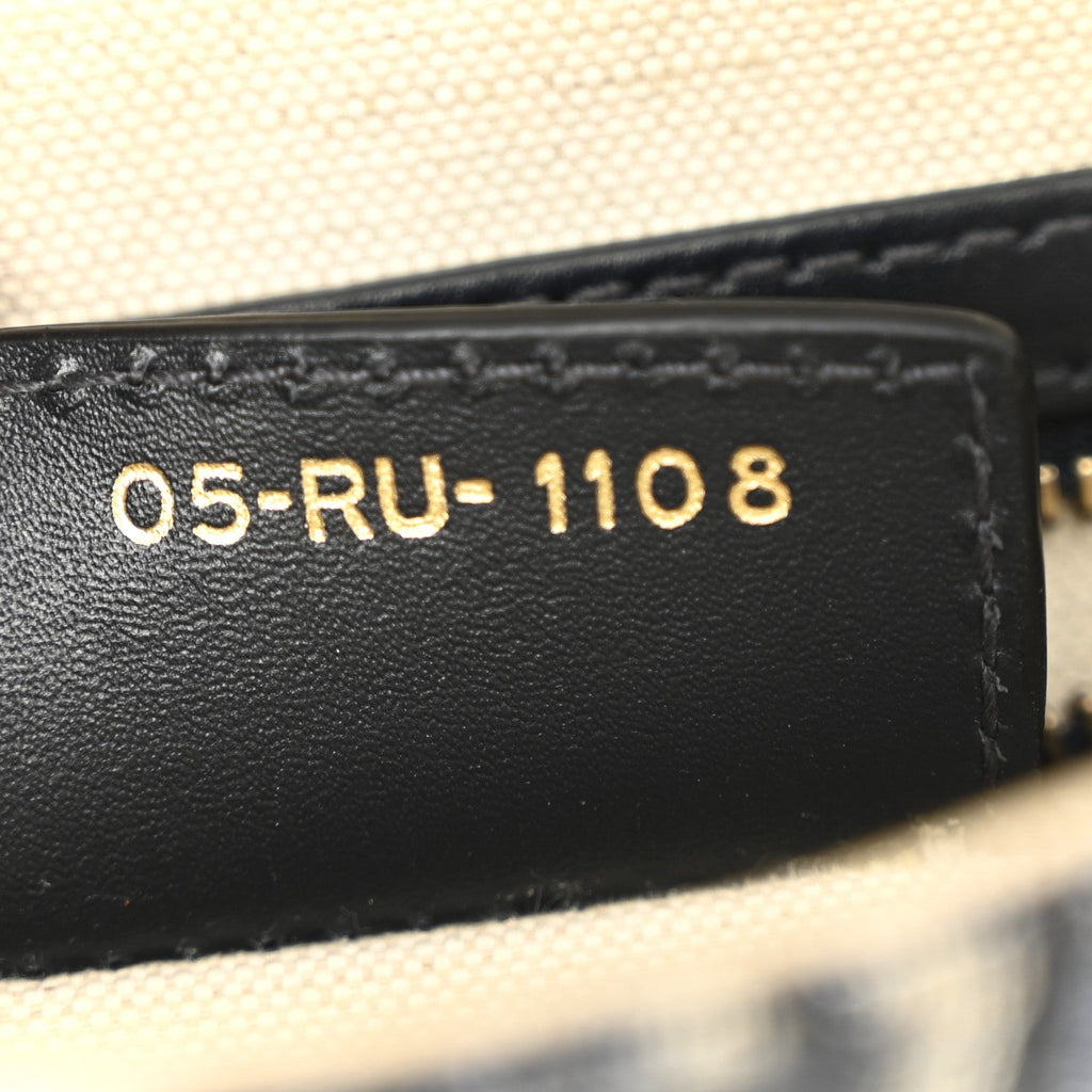 Christian Dior Oblique Saddle Bag Blue