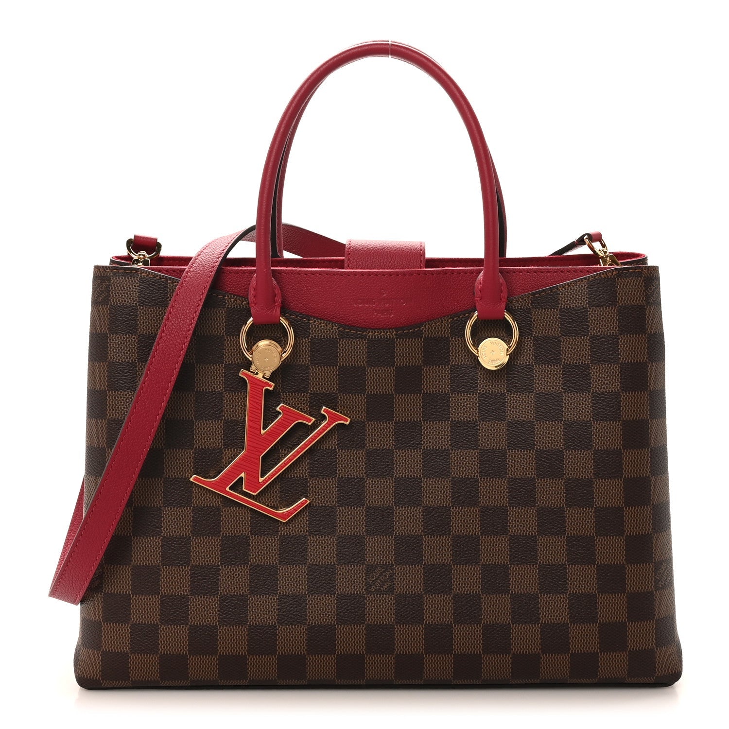 Louis Vuitton Damier Ebene LV Riverside Lie De Vin