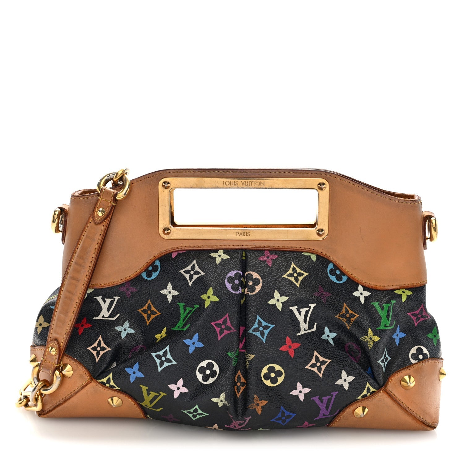 Louis Vuitton Monogram Multicolor Judy MM Black
