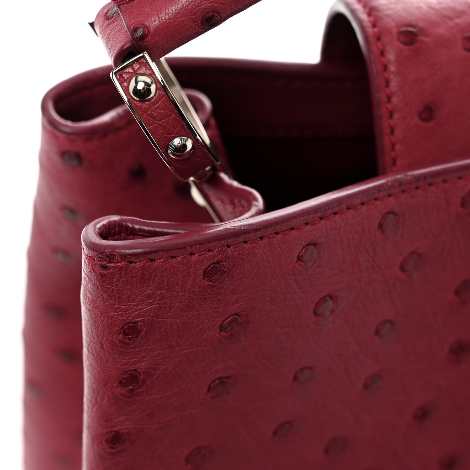 Louis Vuitton Ostrich Capucines MM Fuchsia
