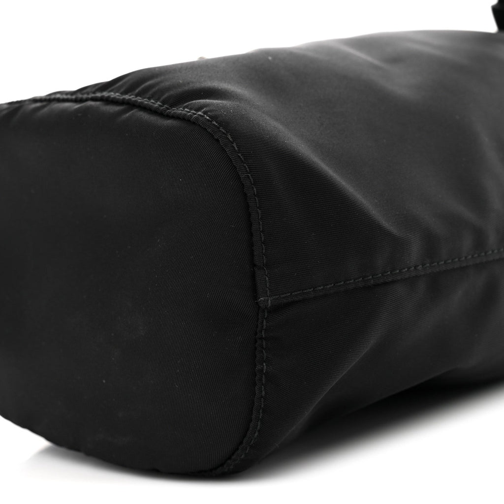 Prada Nylon Vela Drawstring Pouch Black