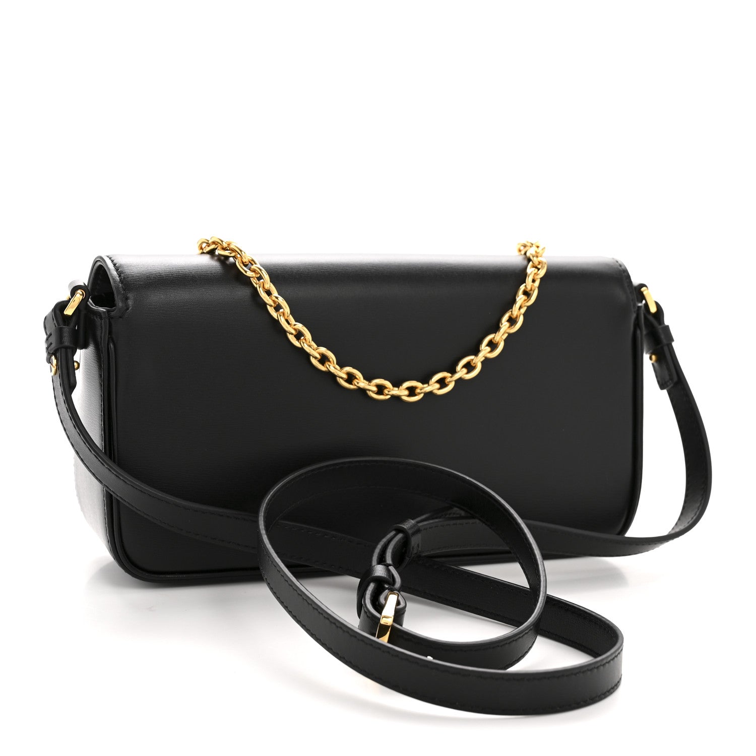 Christian Dior Box Calfskin 30 Montaigne Avenue Pouch Black