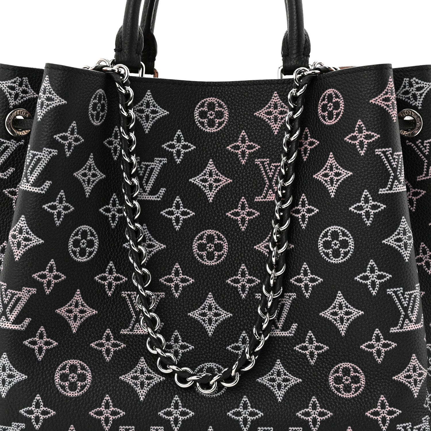 Louis Vuitton Mahina Flight Mode Bella Tote  Black