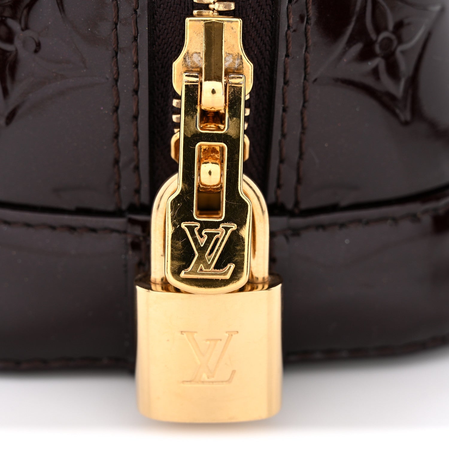 Louis Vuitton Vernis Alma BB Amarante