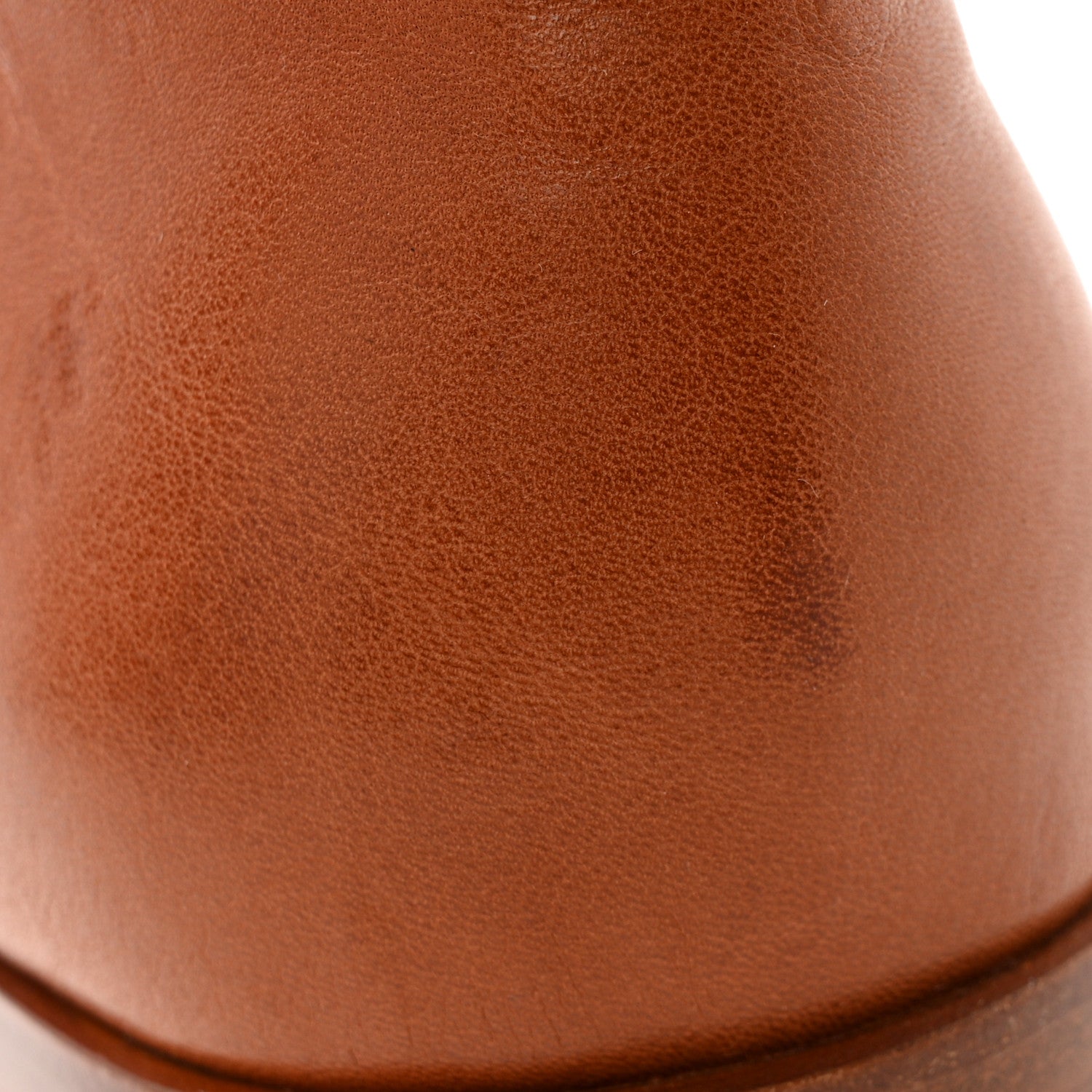 Calfskin CC Logo Mid Calf Boots 39 Brown