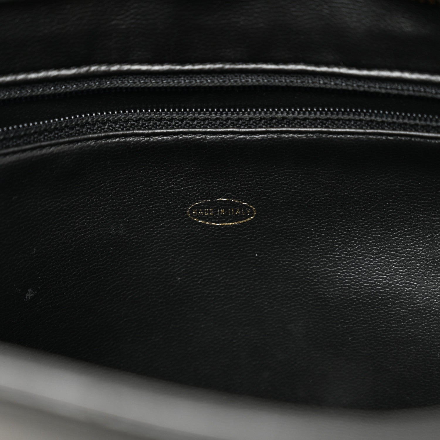 Chanel Lambskin Triple CC Shoulder Bag Black