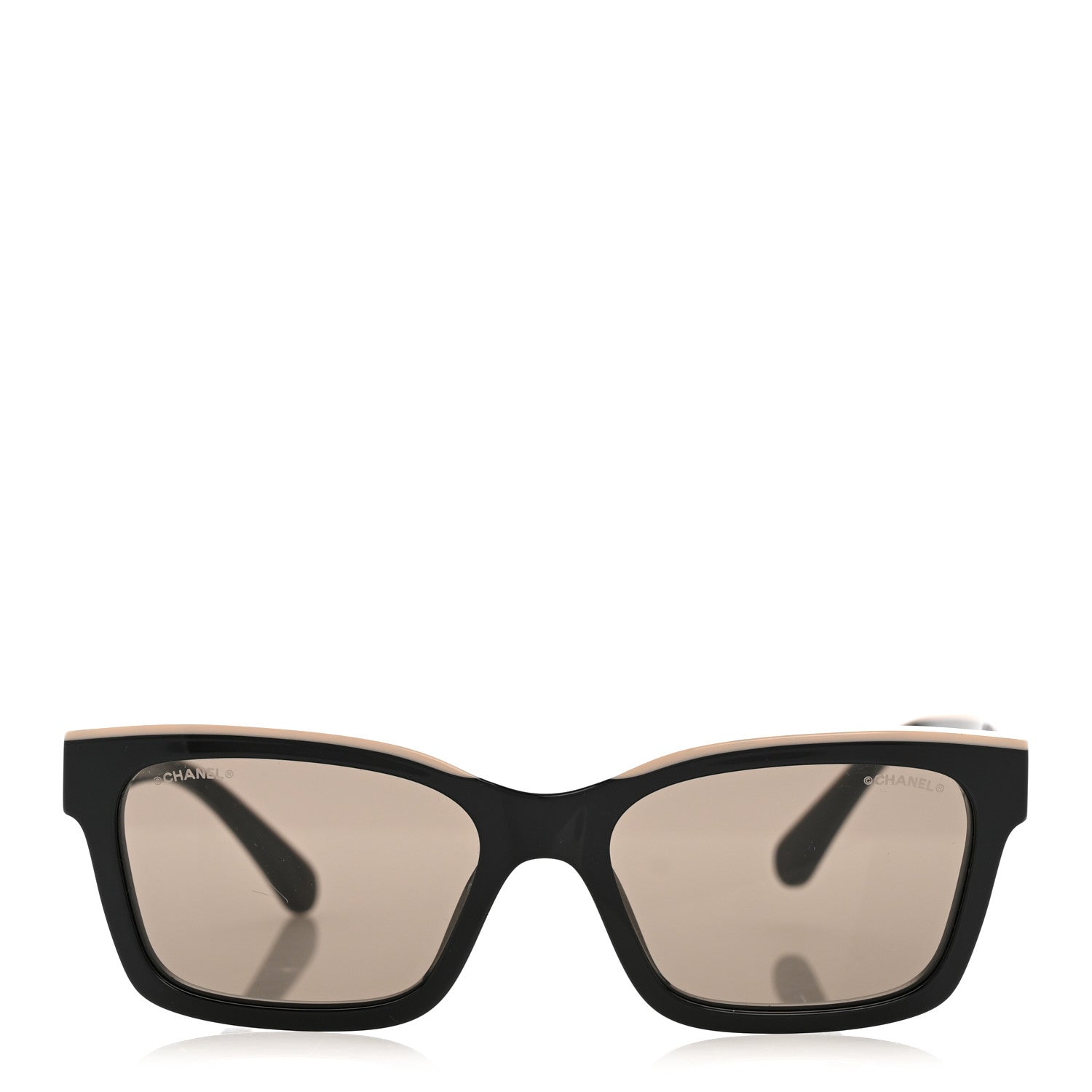 Acetate Square Sunglasses 5417-A Black