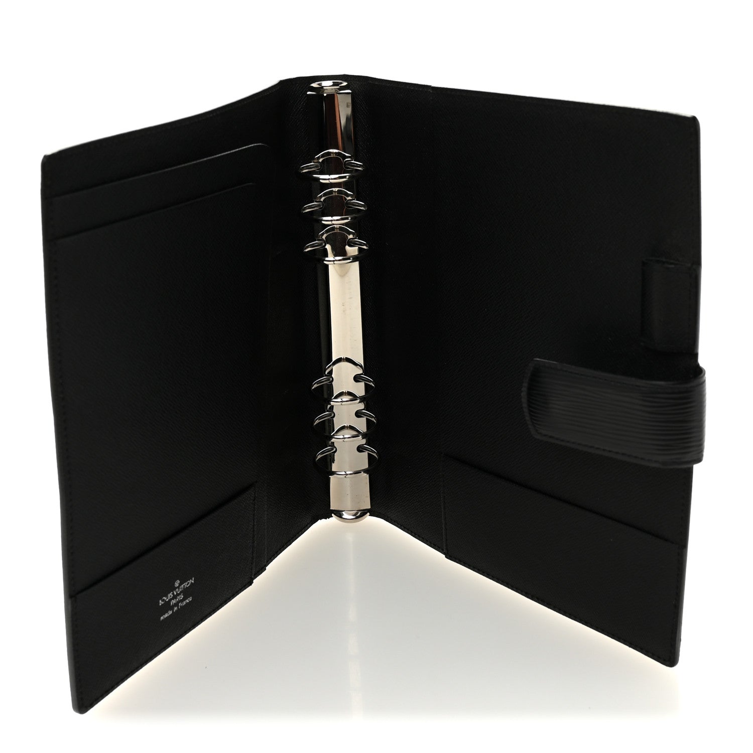 Louis Vuitton Epi Large Ring Agenda Cover Black