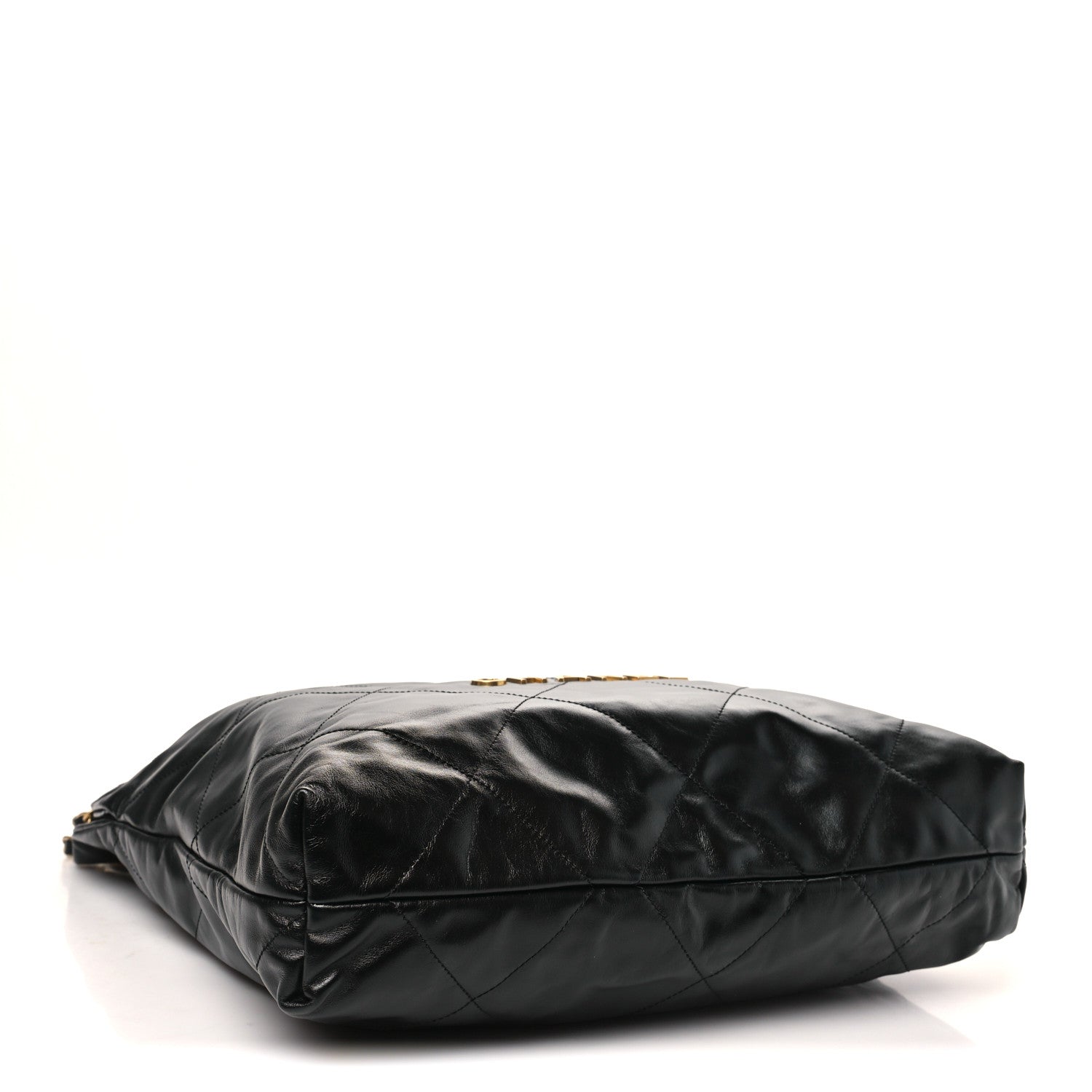 Chanel Shiny Calfskin Quilted Chanel 22 Black