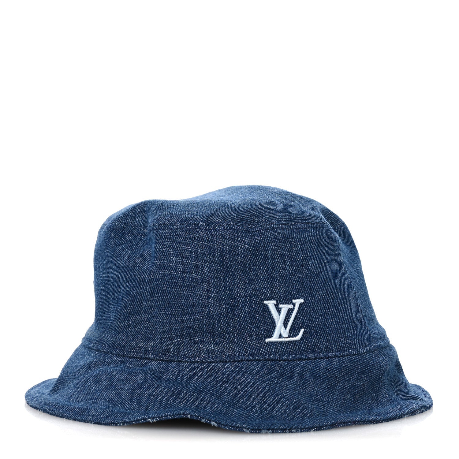 Louis Vuitton Monogram Denim Reversible Everyday Bucket Hat M Blue
