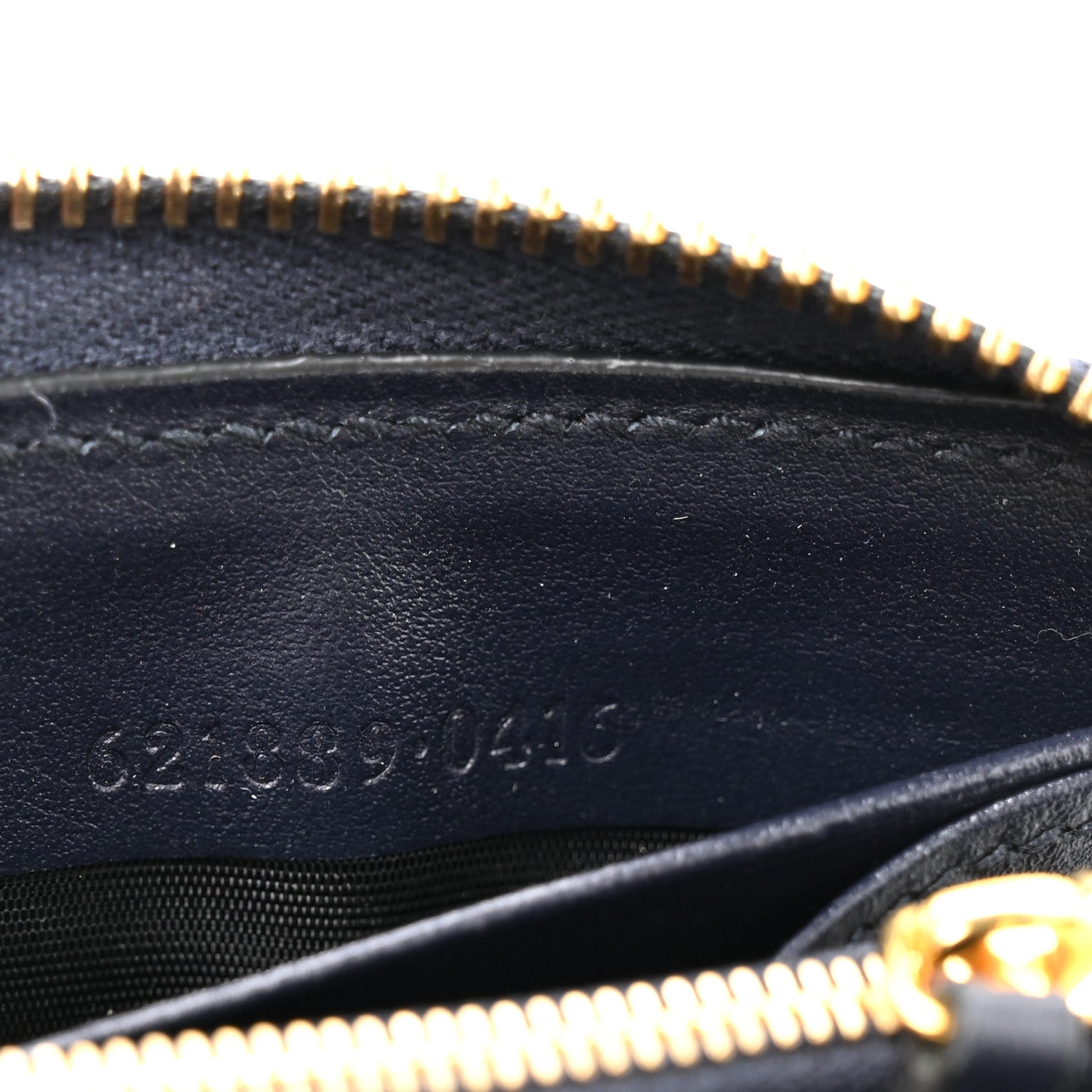 Gucci Canvas Azalea Calfskin Horsebit 1955 Zip Around Wallet Beige Blue