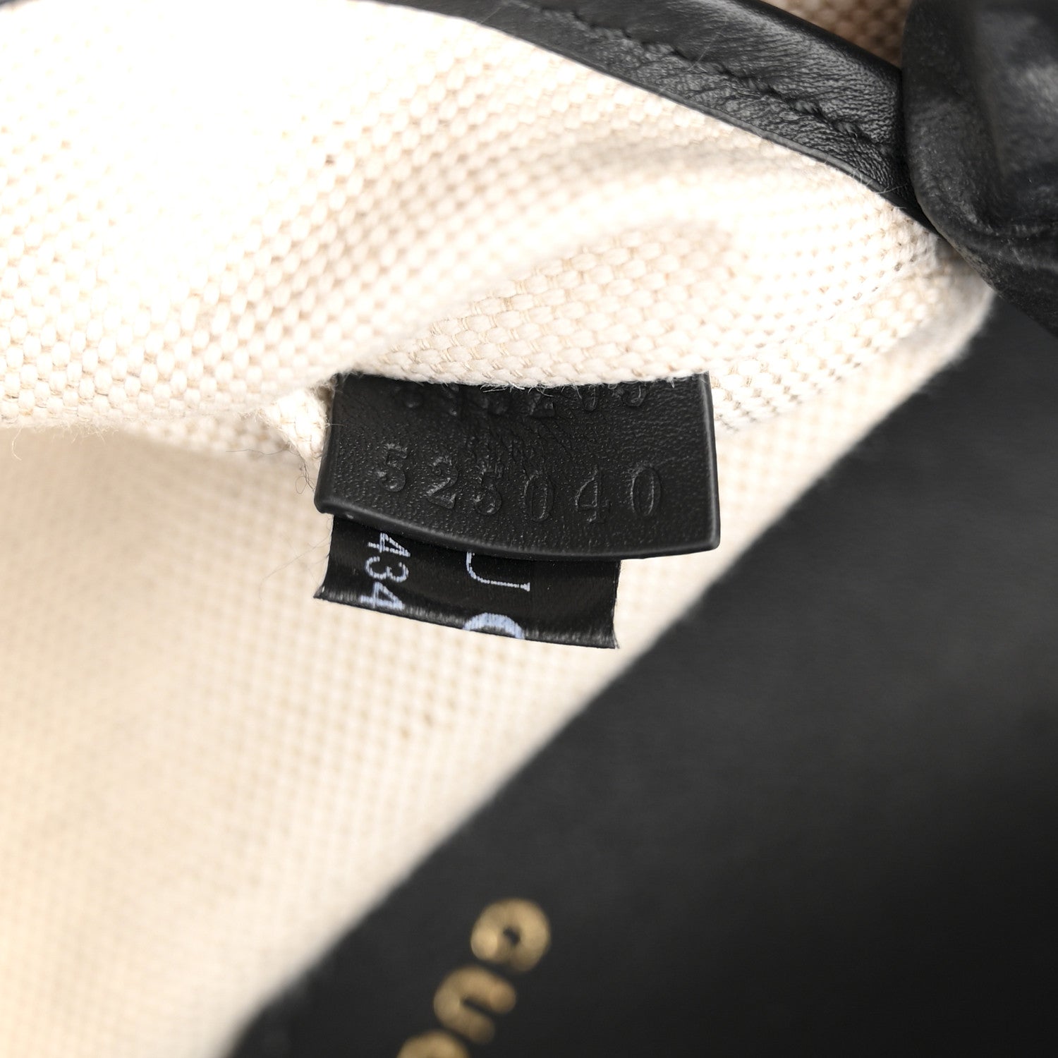 Gucci GG Supreme Monogram Horsebit 1955 Soft Small Shoulder Bag Beige Black
