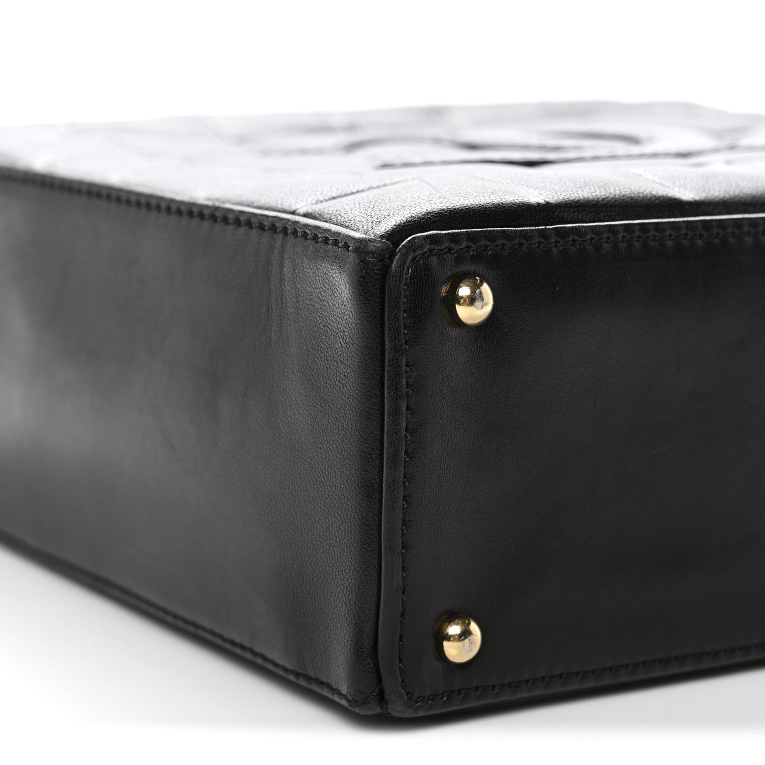 Chanel Lambskin Quilted Small Chocolate Bar Shoulder Bag Black