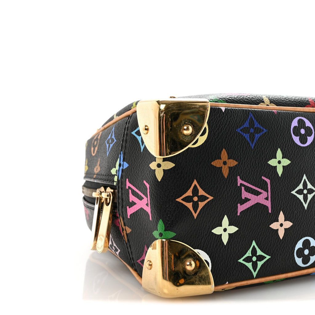 Louis Vuitton Monogram Multicolor Trouville Black