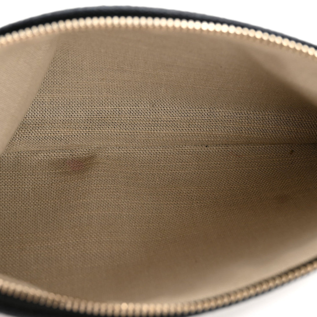 Mixed Fibers Deauville Pouch Black