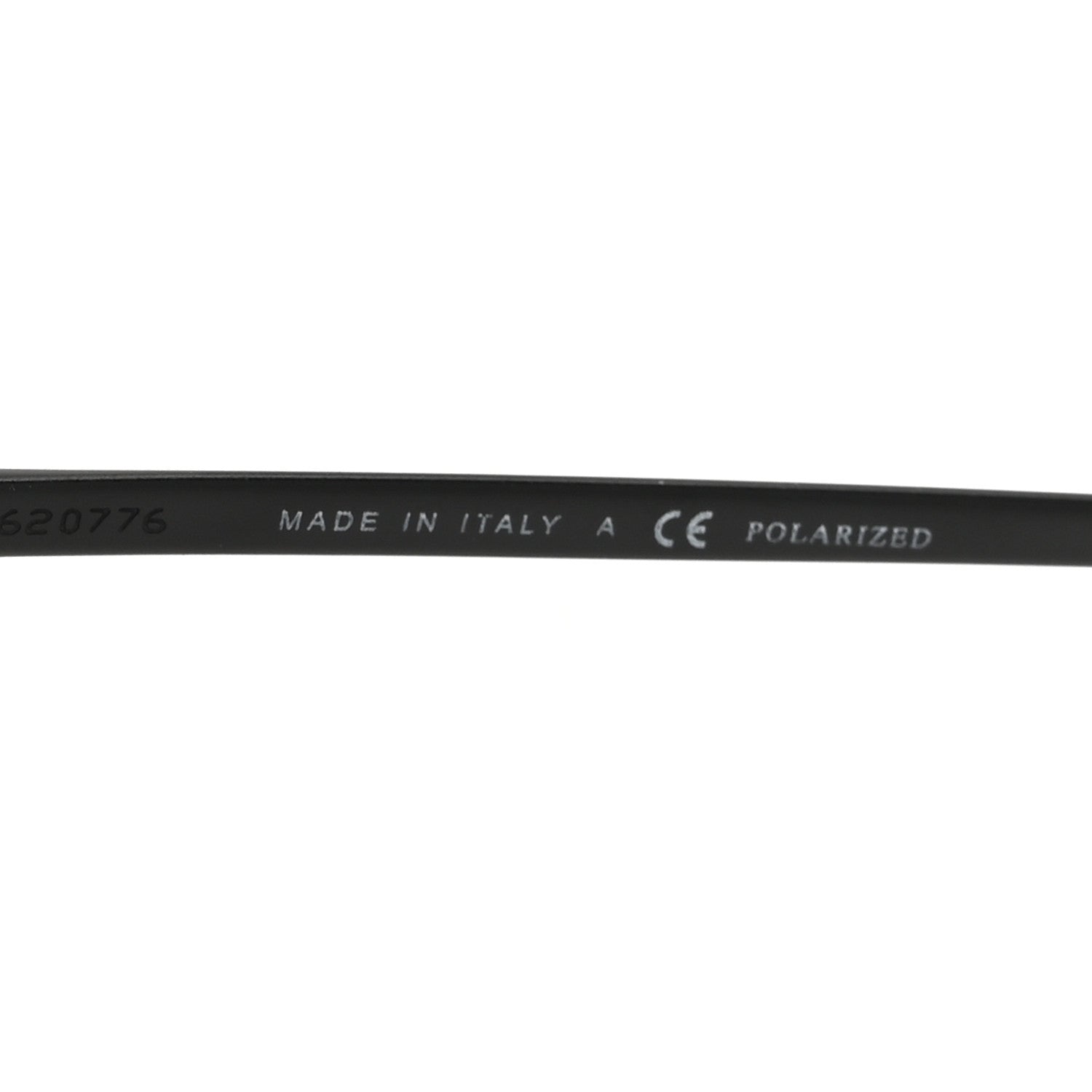 Metal Crystal Polarized Sunglasses 4258-B Black