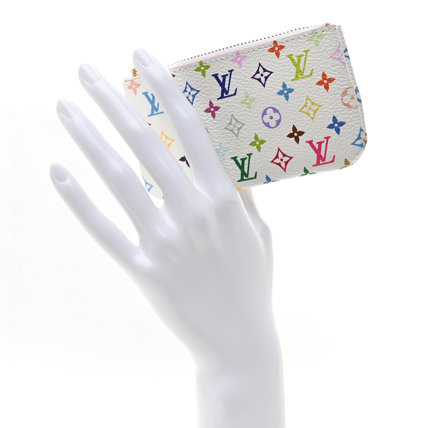 Louis Vuitton LV X TM Monogram Multicolor Key Pouch White