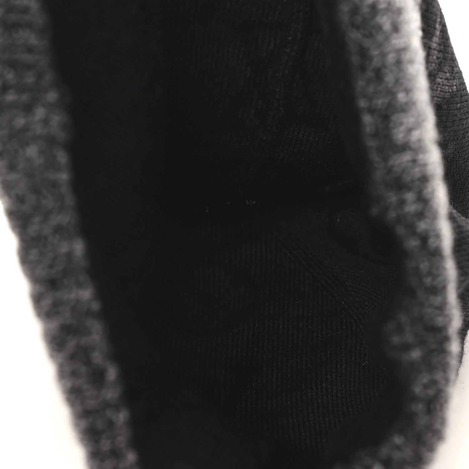 Louis Vuitton Wool Bonnet Monogram Color Block Beanie Hat Black