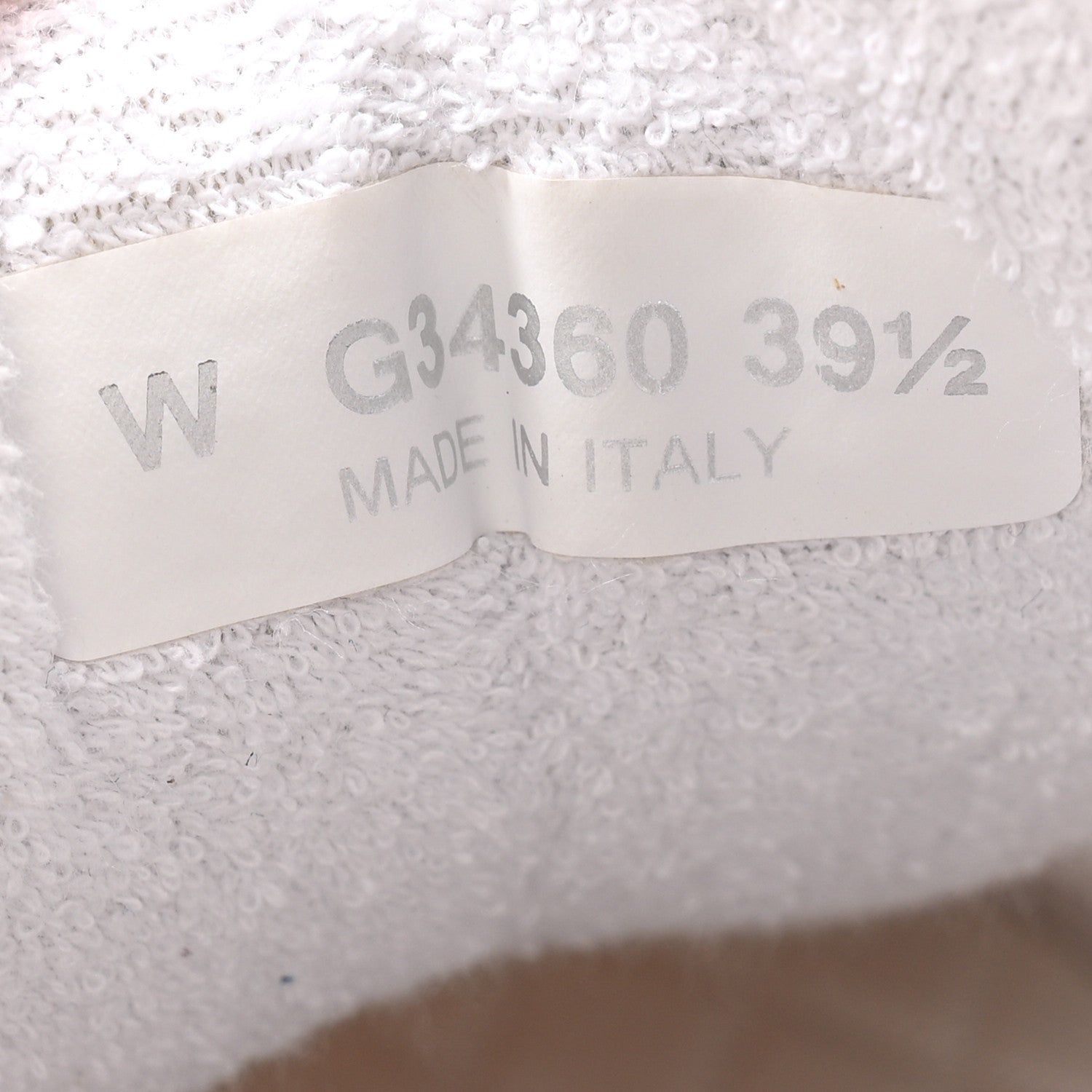 Chanel Suede Calfskin Fabric CC Sneakers 39.5 White