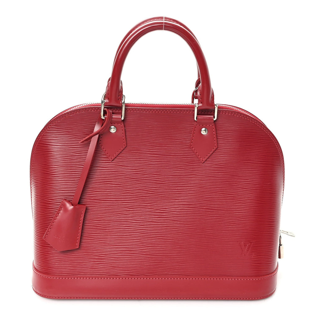 Louis Vuitton Epi Alma PM Castillan Red