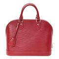 Louis Vuitton Epi Alma PM Castillan Red