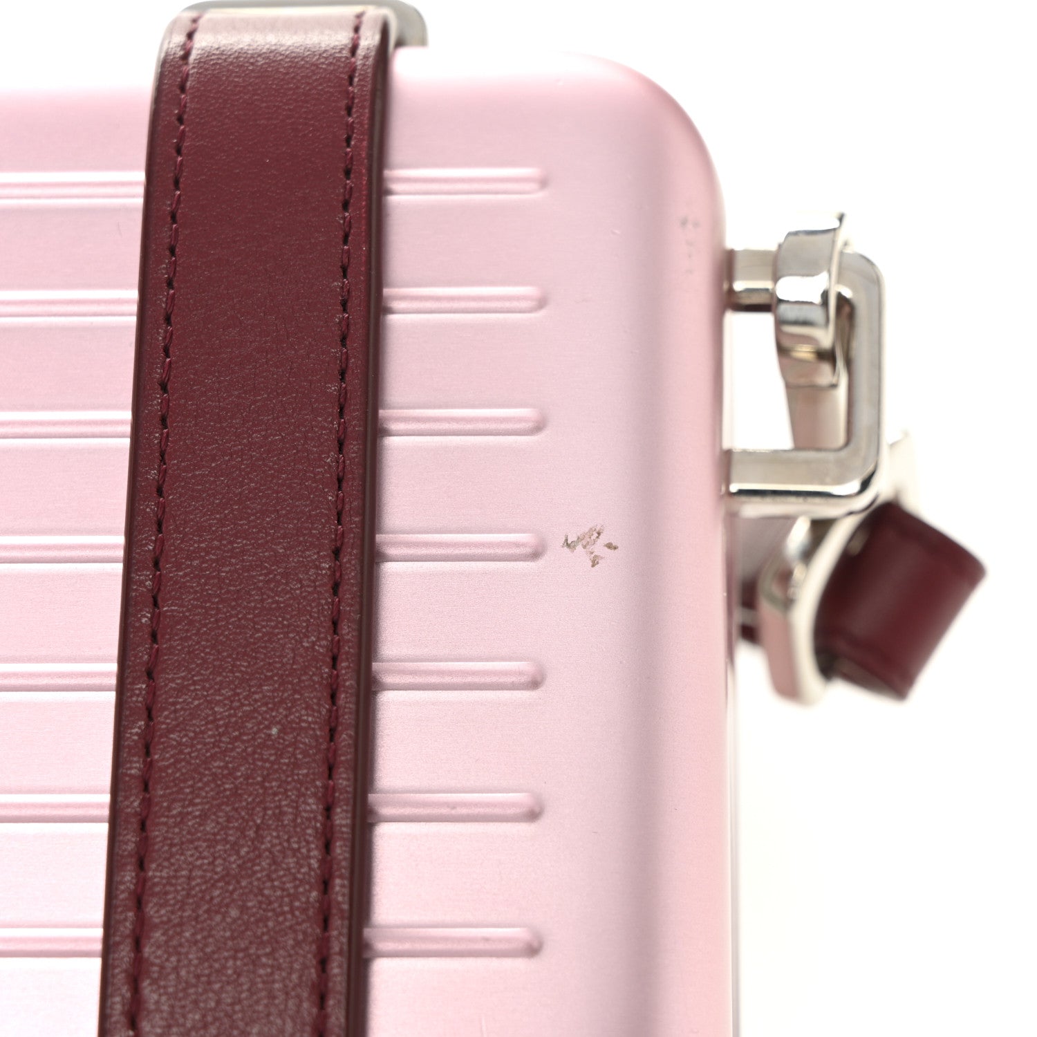 Christian Dior X RIMOWA Aluminum Personal Clutch On Strap Rose