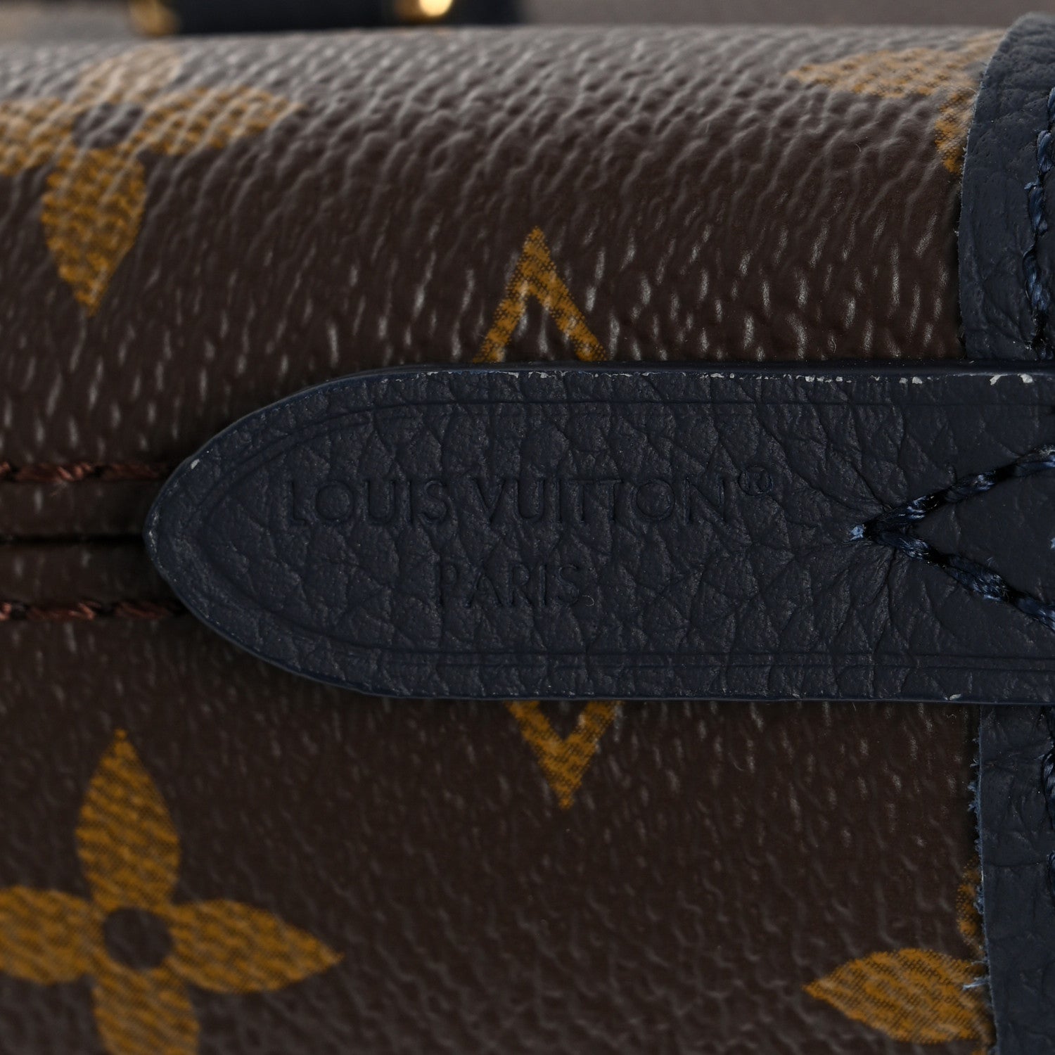 Louis Vuitton Monogram Calfskin Neo Neverfull Inside Out MM Navy