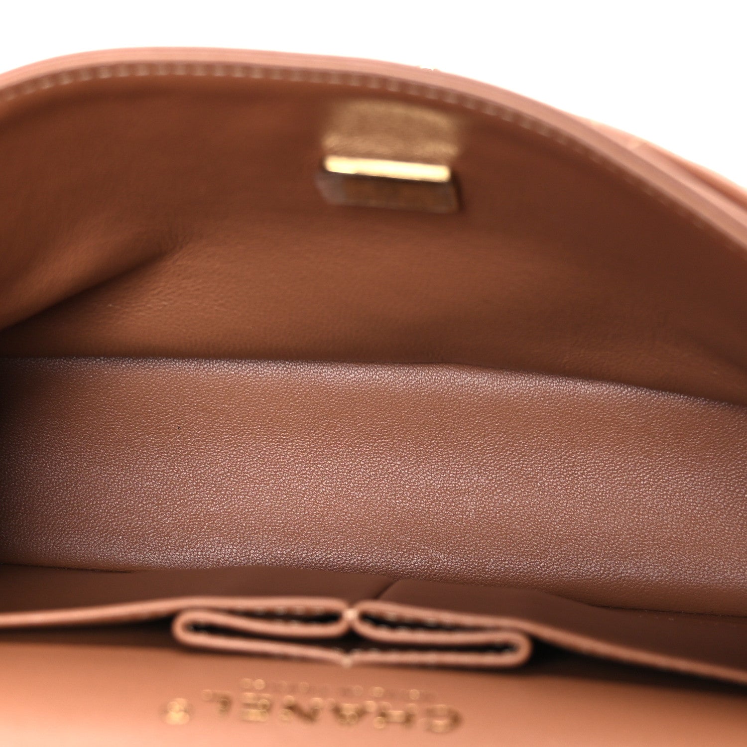 Chanel Lambskin Quilted Small Double Flap Brown