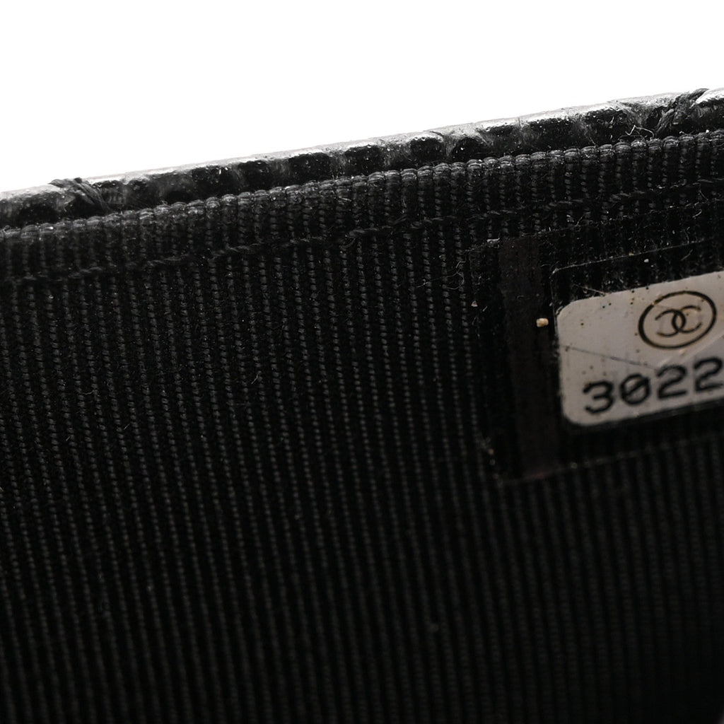 Chanel Caviar Quilted Wallet on Chain WOC Black