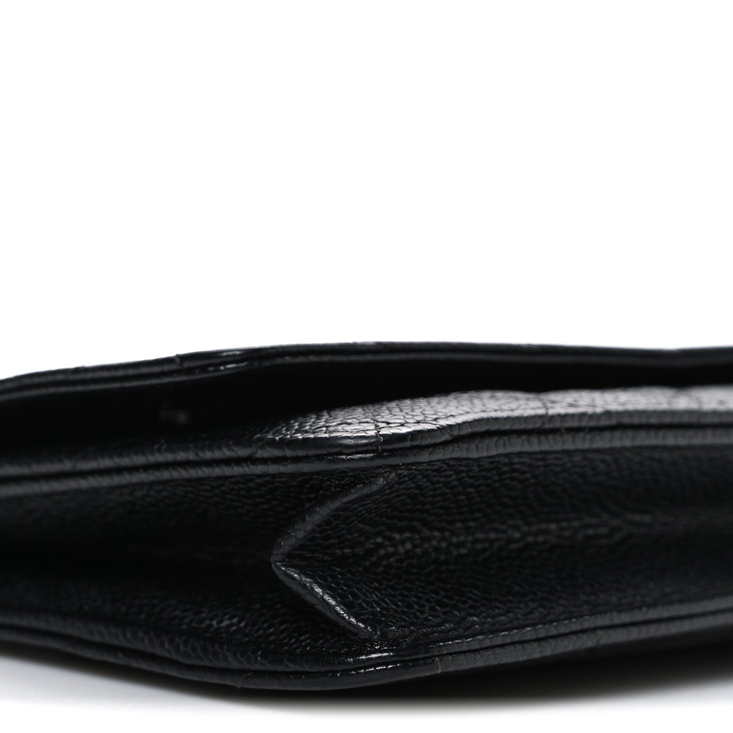 Chanel Caviar Quilted Wallet on Chain WOC Black