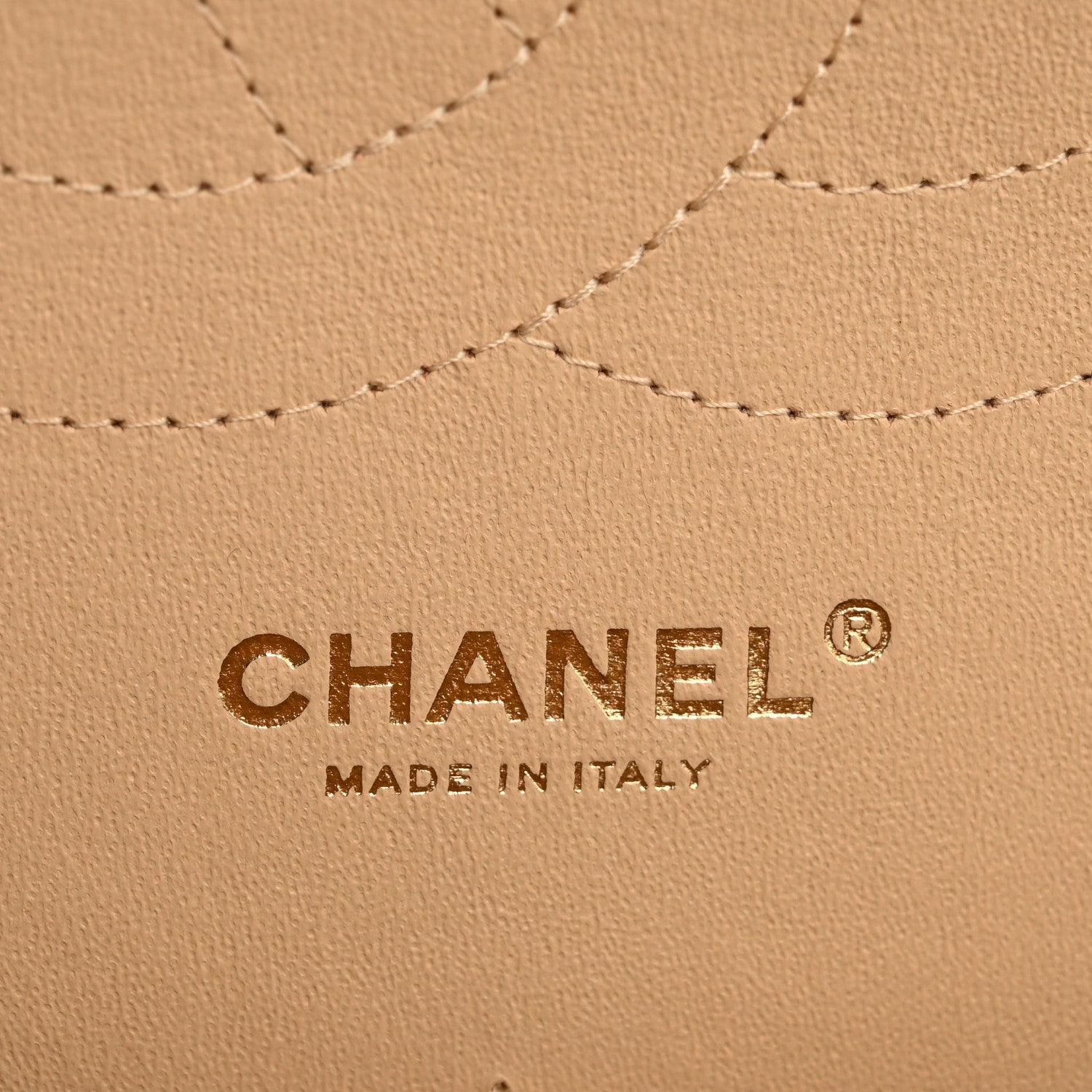 Chanel Caviar Quilted Jumbo Double Flap Beige