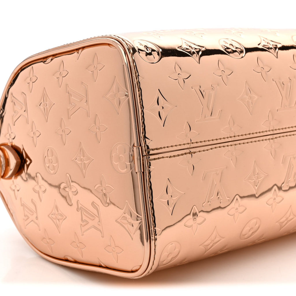 Louis Vuitton Monogram Miroir Speedy Bandouliere 25 Copper