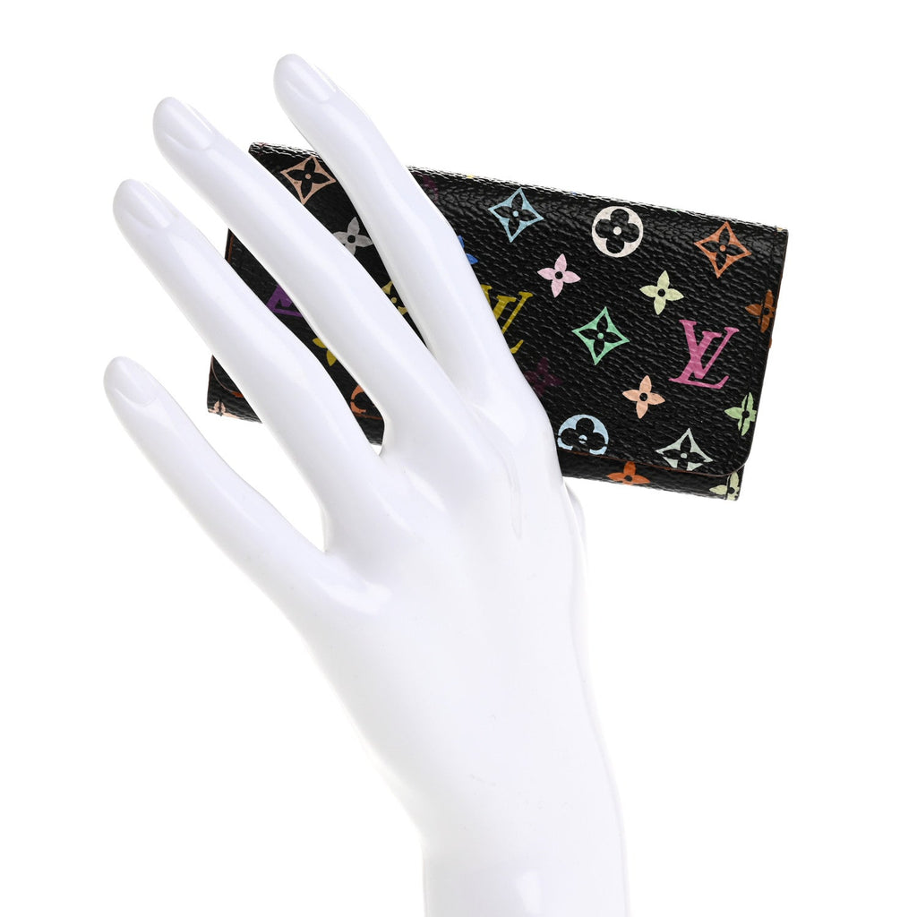 Louis Vuitton Monogram Multicolor Multicles 4 Key Holder Black Grenade
