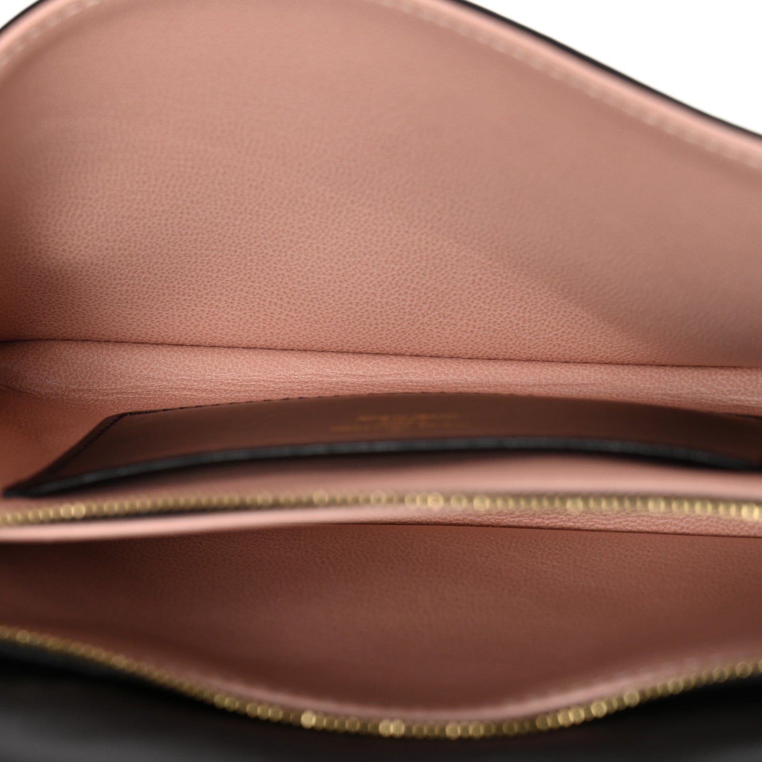 Louis Vuitton Lambskin Embossed Monogram Pochette Coussin Black