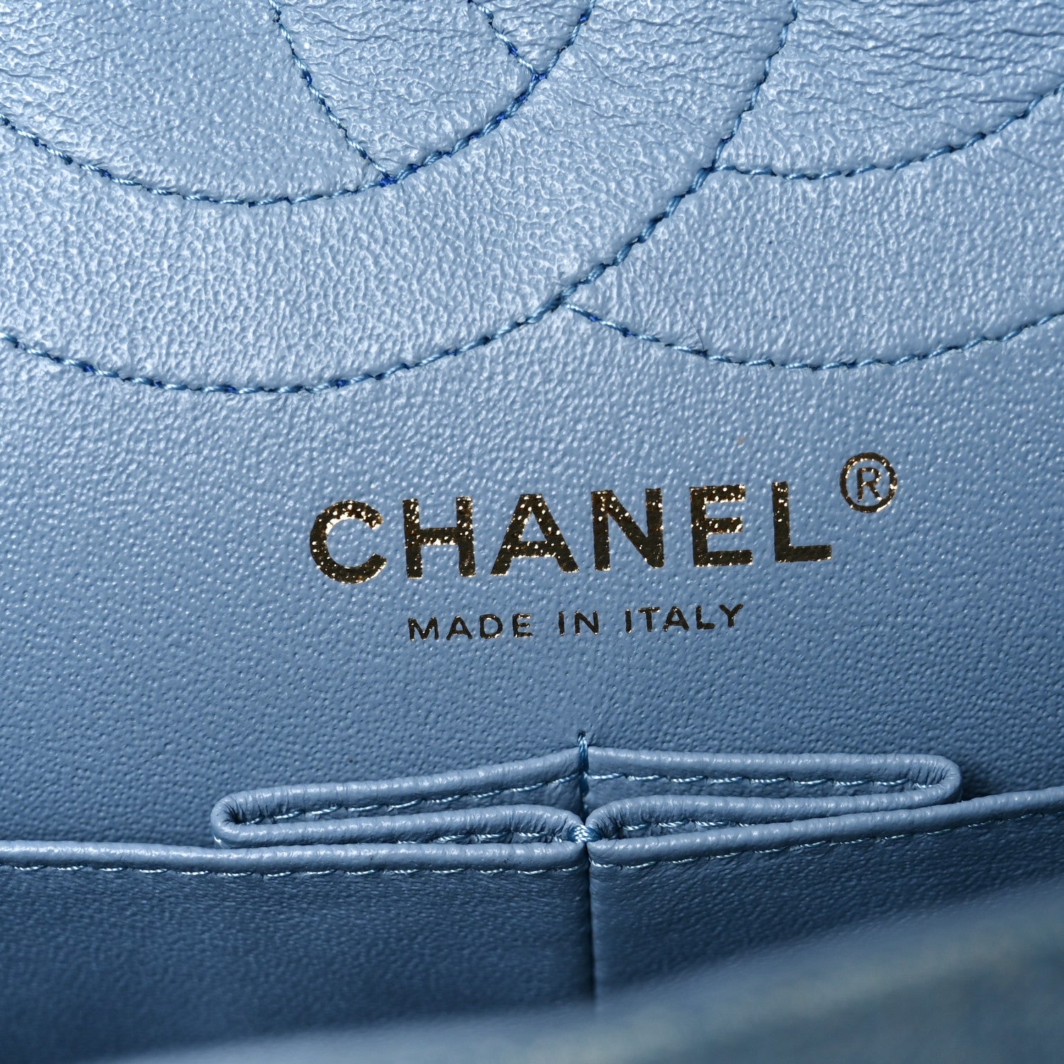 Chanel Denim Quilted 2.55 Reissue 226 Flap Light Blue
