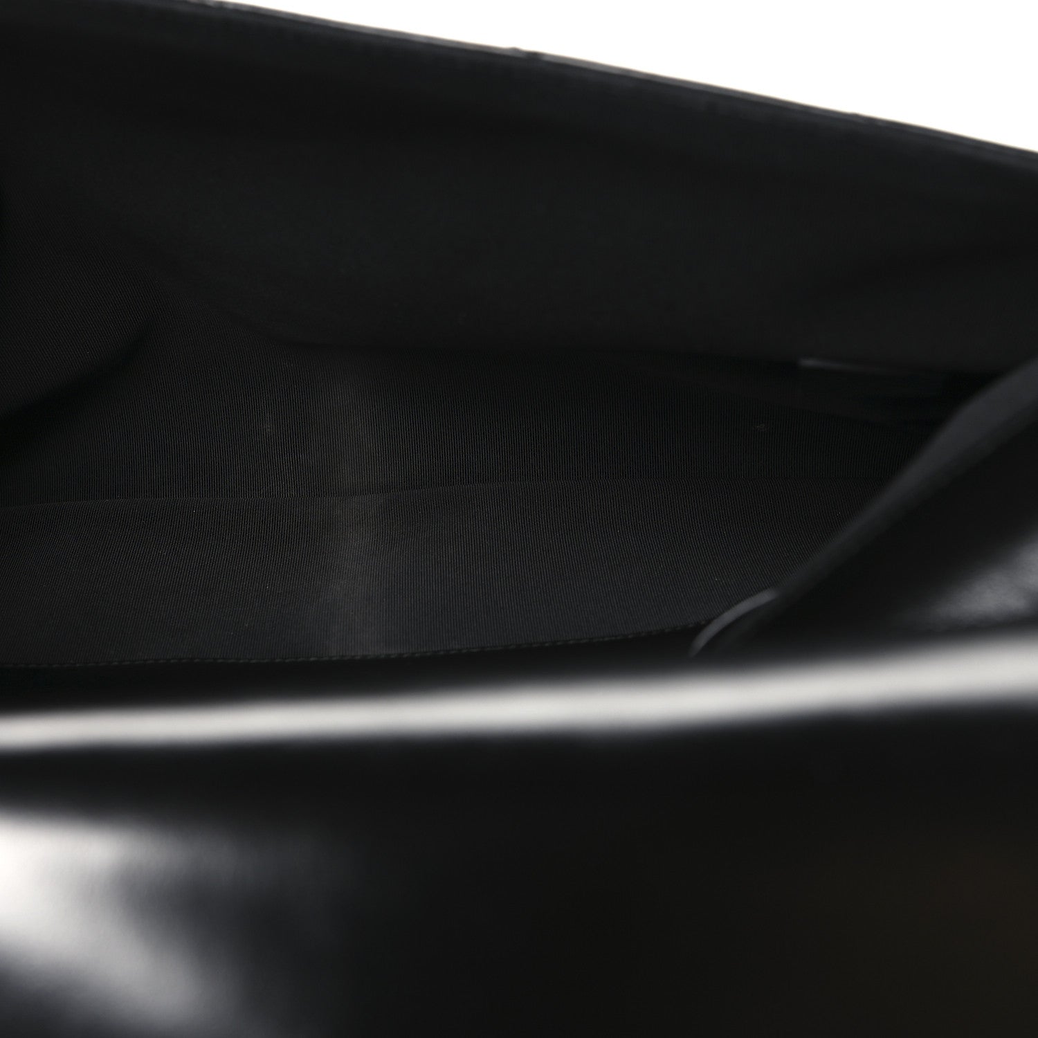 Calfskin Chevron Quilted Medal Flap Clutch Black