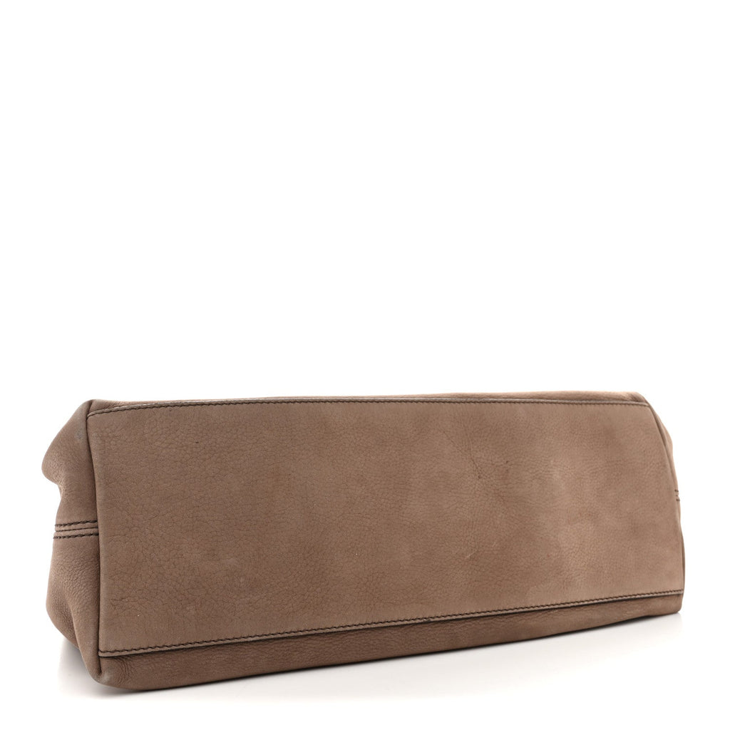 Gucci Vitello Range Medium Soho Chain Shoulder Bag Grey Field