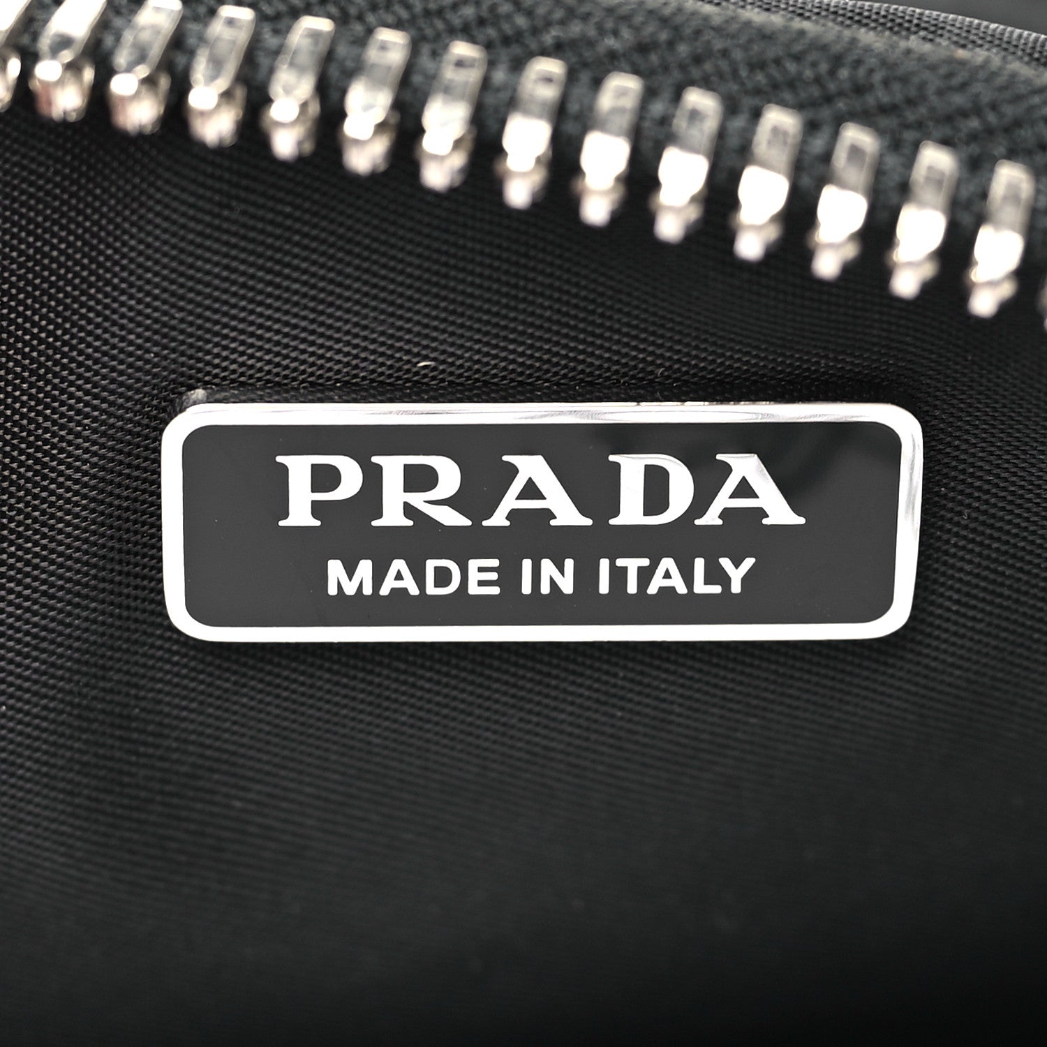 Prada Tessuto Nylon Pocket Mini Bag Black
