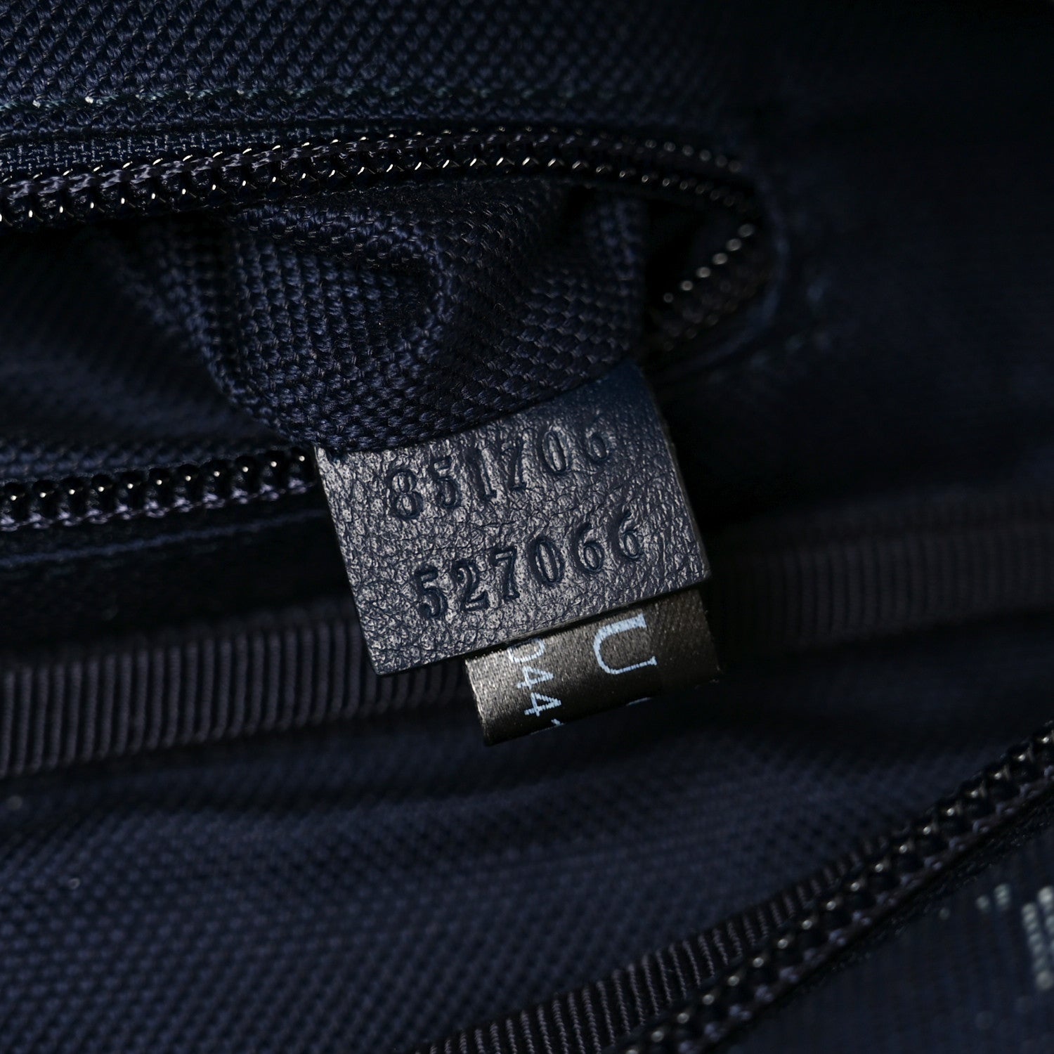 Gucci Denim Monogram Web Belt Bag Blue Multicolor
