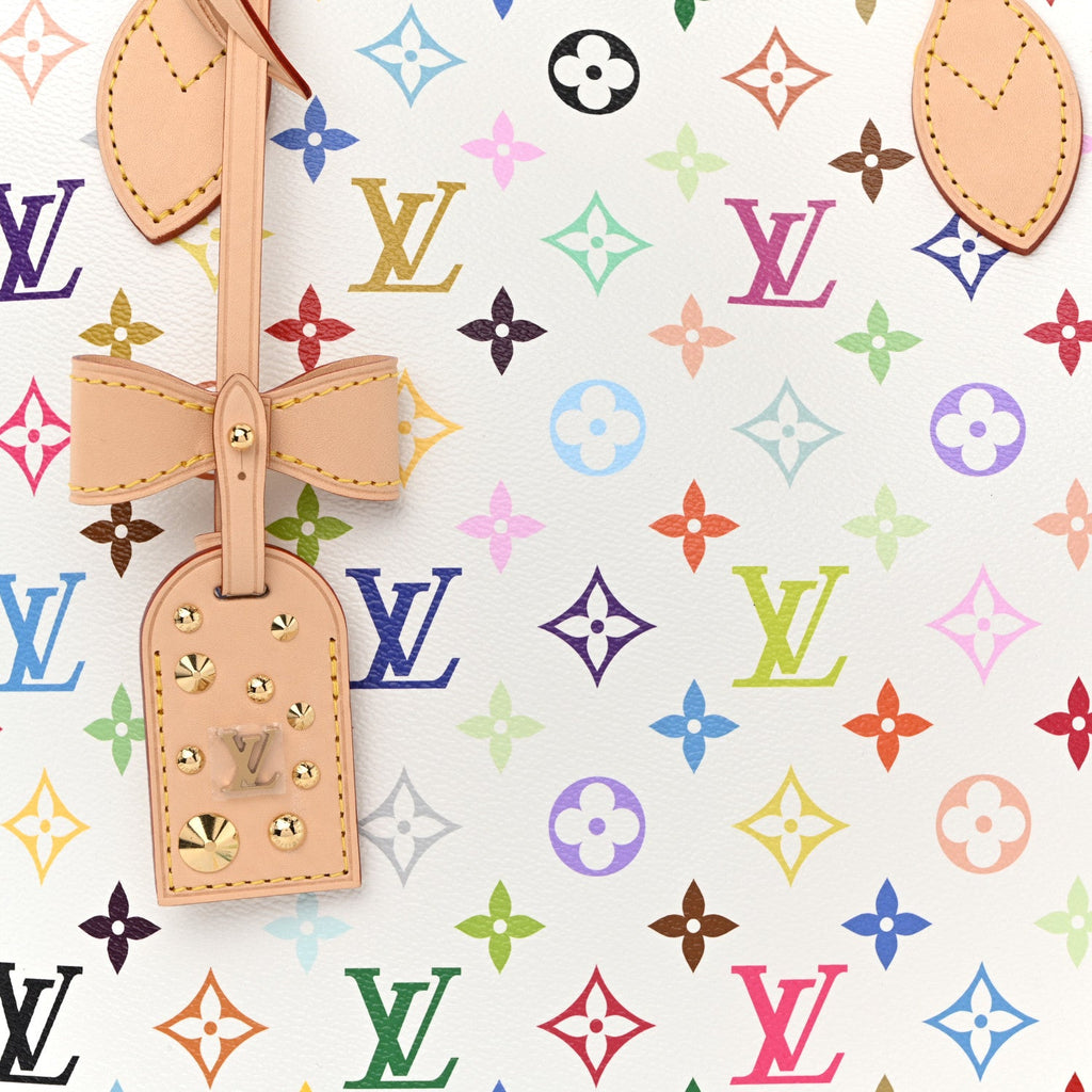 Louis Vuitton LV X TM Monogram Multicolor Neverfull MM White