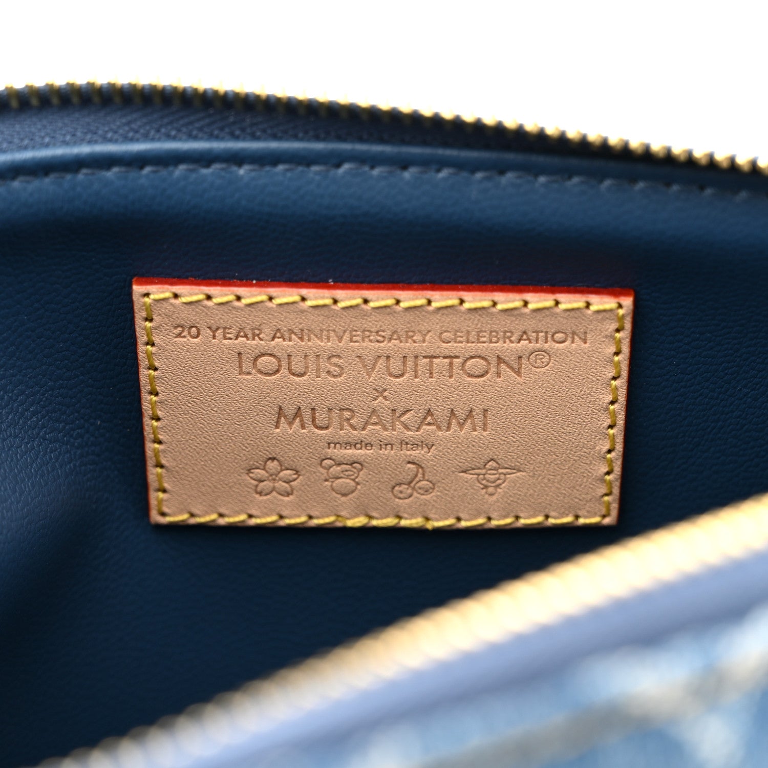 Louis Vuitton LV X TM Monogram Denim Cerises Coussin PM Blue