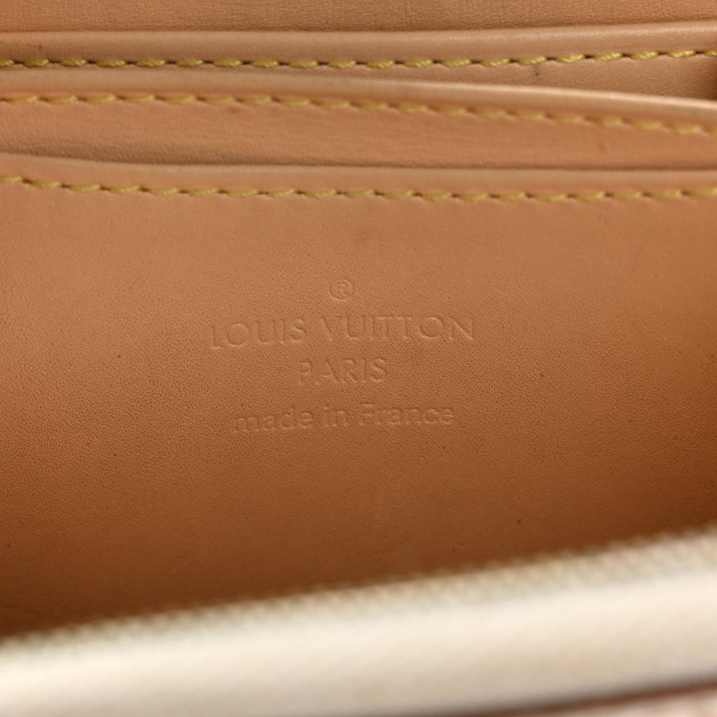 Louis Vuitton Monogram Multicolor Zippy Coin Purse Wallet White