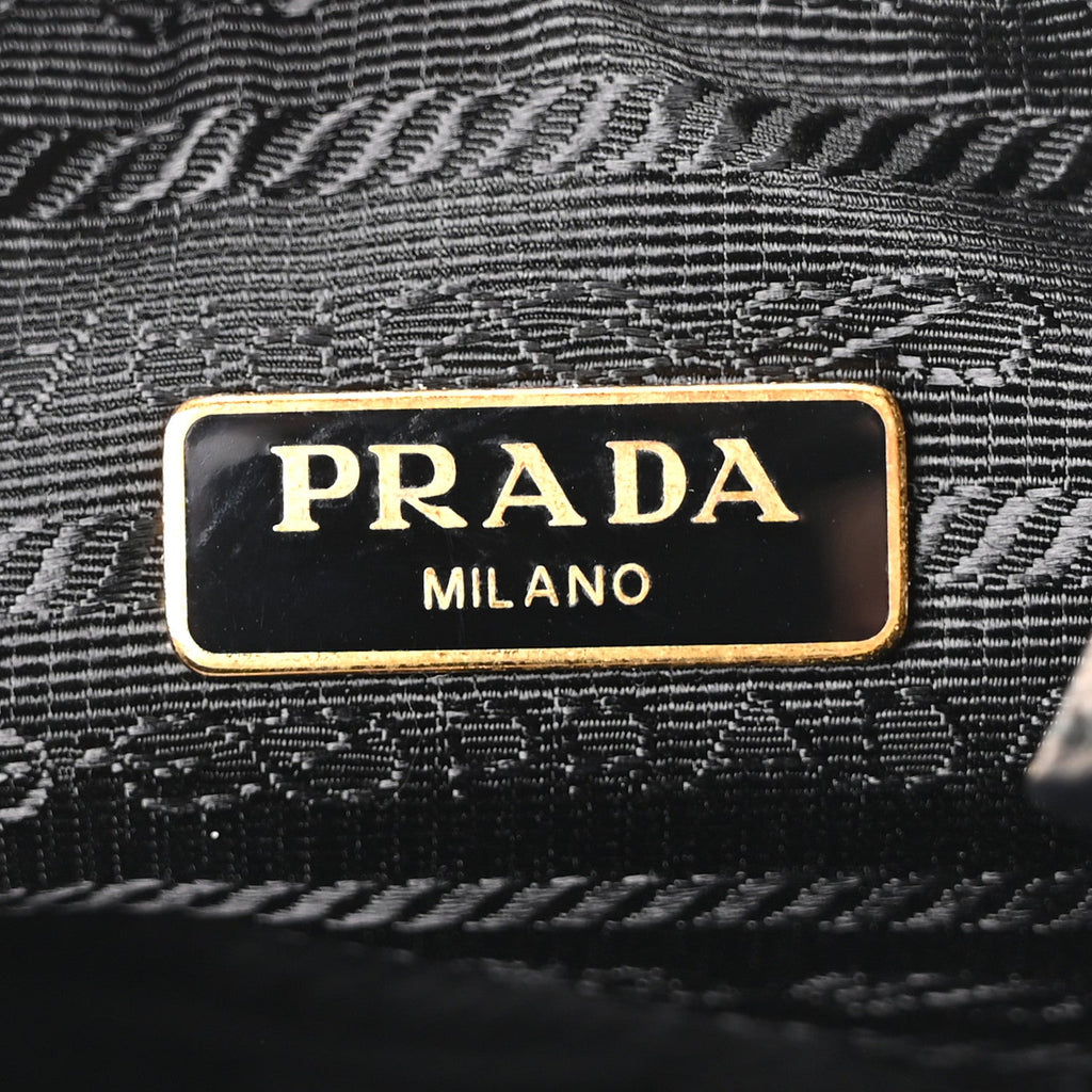 Prada Velvet Nappa Mini Re-Edition Shoulder Bag Black