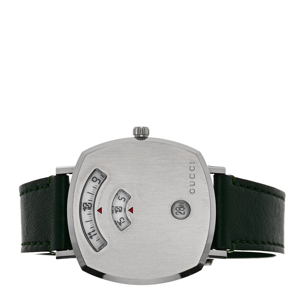 Gucci Stainless Steel Calfskin 35mm Grip Quartz Watch Green