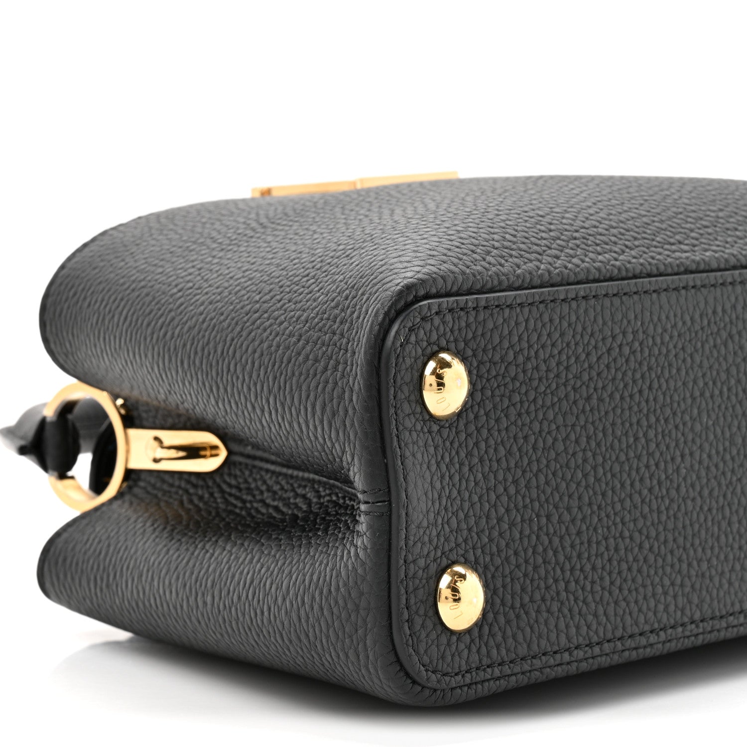 Louis Vuitton LV X TM Taurillon BB Capucines Black