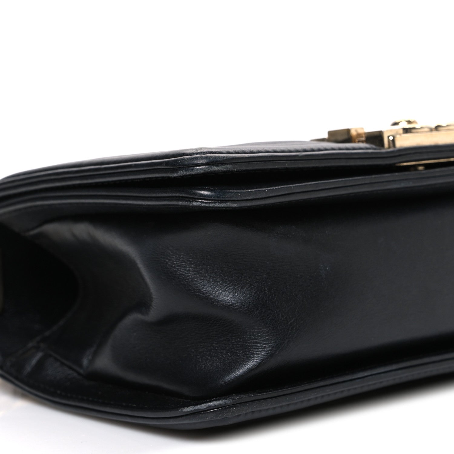 Chanel Calfskin Braided Small Boy Flap Black
