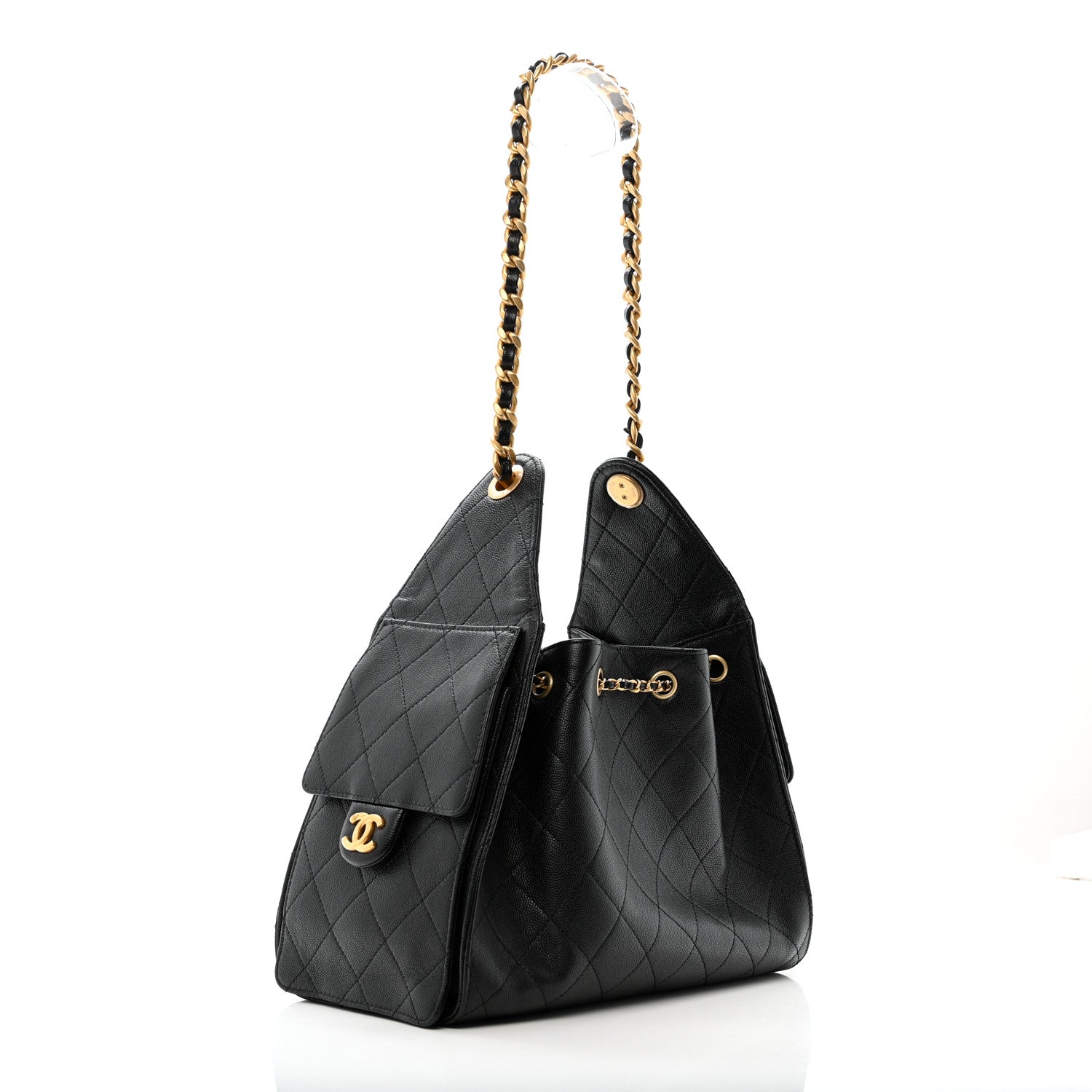Chanel Caviar Quilted Small Chanel 25 Handbag Black