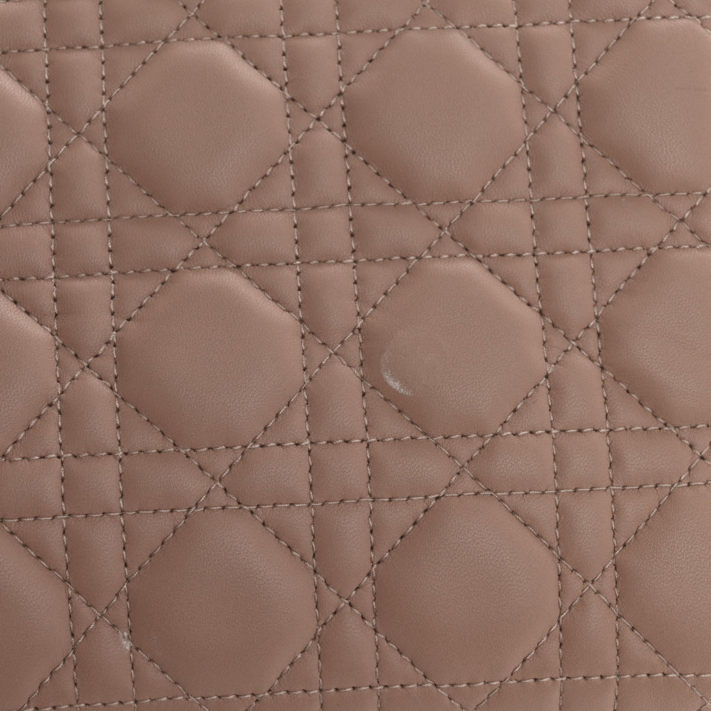 Christian Dior Lambskin Cannage Small My ABC Dior Lady Dior Blush